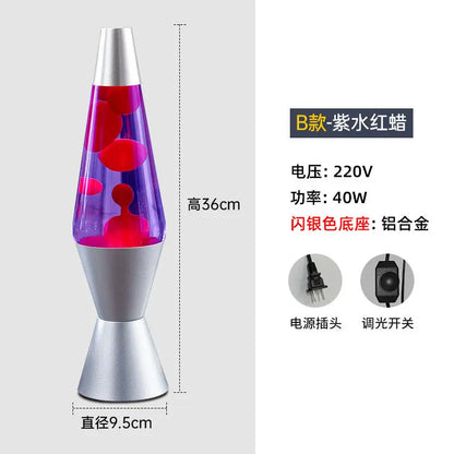 Lava jellyfish lamp decoration bedside night lamp
