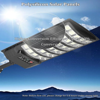 Solar Light Parking Light with Motion Sensor for Security Street Light