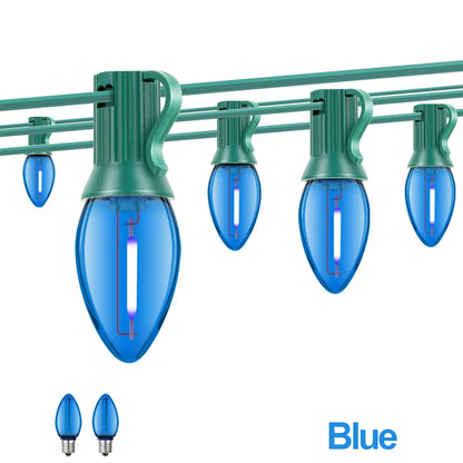 RGB C7 String Light 220V EU 110V US Outdoor Led Lights