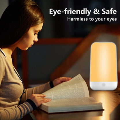 Smart Touch Bedside Table Lamp Dimmable RGB Bluetooth