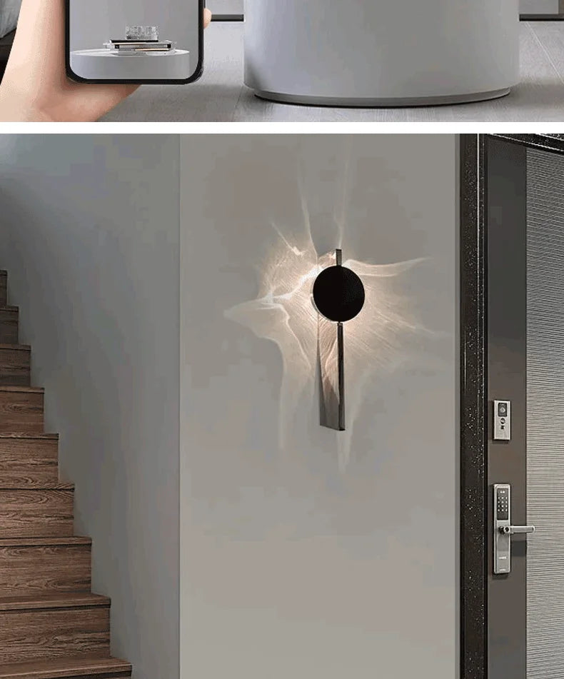 Artistic Corrugated Wall Lamp LED Living Room Wall Light