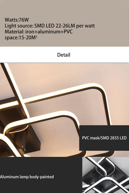 Modern LED Ceiling Chandelier Living Room LED Chandelier Lamp