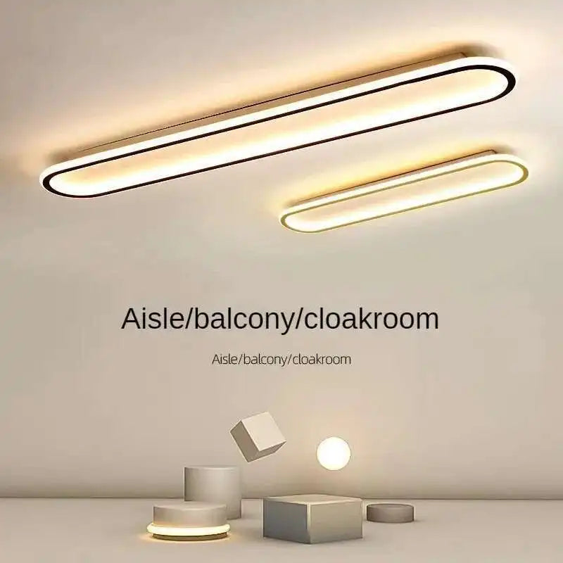 Long Strip LED Ceiling Lights Modern Simple Corridor Aisle