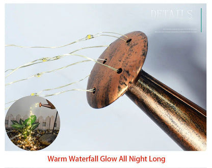 Solar Watering Can Light Outdoor Garden Decoration