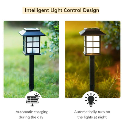 8 Pack Solar Pathway Garden Lights Outdoor Waterproof