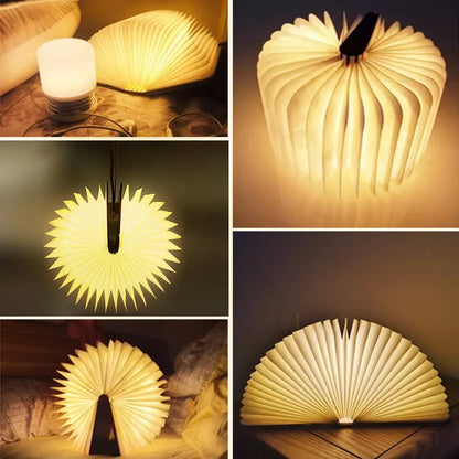 3D Folding Creative LED Night Light RGB Color Table Lamp