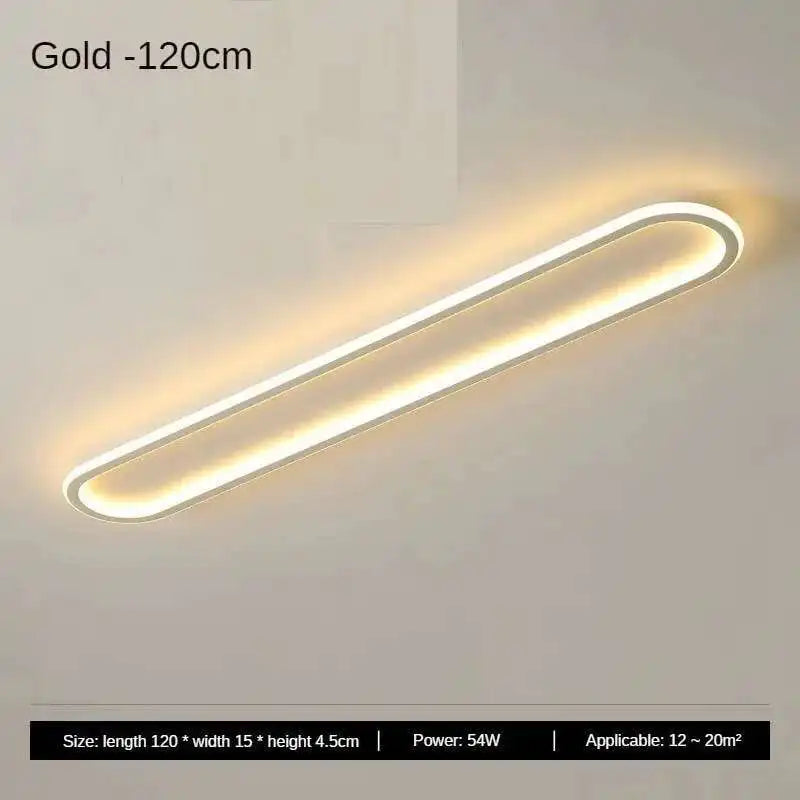 Long Strip LED Ceiling Lights Modern Simple Corridor Aisle