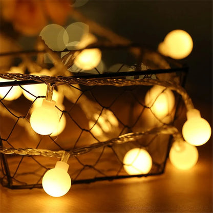 Cherry Balls LED Fairy String Lights Garland Decoration
