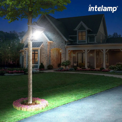 Super Large Solar Panel Floodlight For Parking Lots Patio Yard