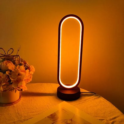 1PC Lamp Bedroom Ring Lamp Dimming LED Night Light