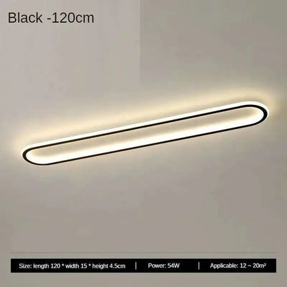 Long Strip LED Ceiling Lights Modern Simple Corridor Aisle