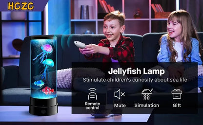 Jellyfish Lamp with 16 Color and Remote Control