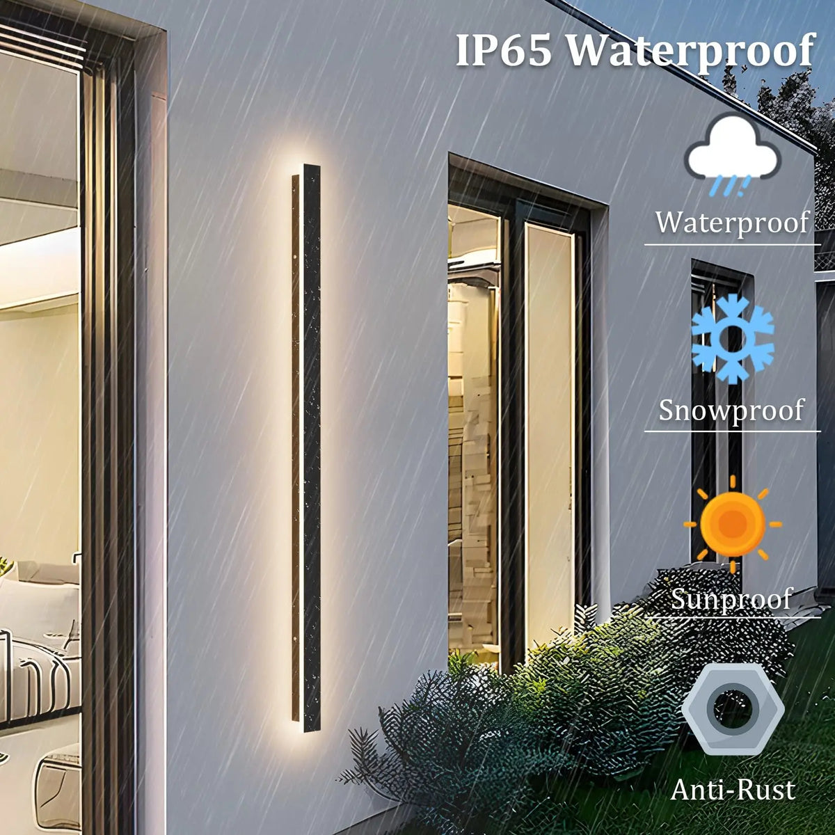 Waterproof Wall Lamp LED Outdoor Garden Wall Lamps
