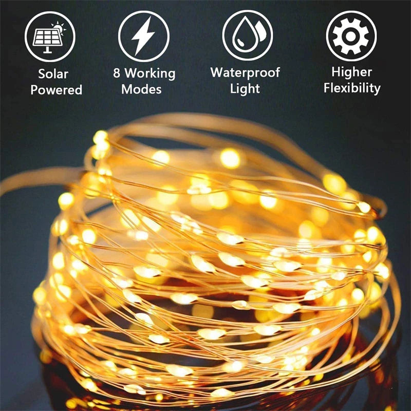 Waterproof Garland String Lights Street Garland for Wedding Party Decor