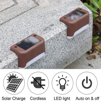 Solar Deck Lights LED Waterproof Outdoor Solar LED Step Lights
