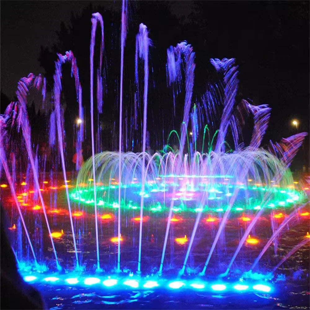 15W RGB LED Underwater Spotlight Bulbs Landscape Lamp
