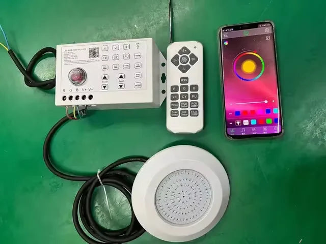 RGB LED Pool Light 12W Bluetooth APP Control Lamp