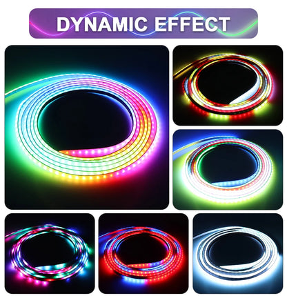 RGBIC COB LED Strip Addressable COB LED Strip