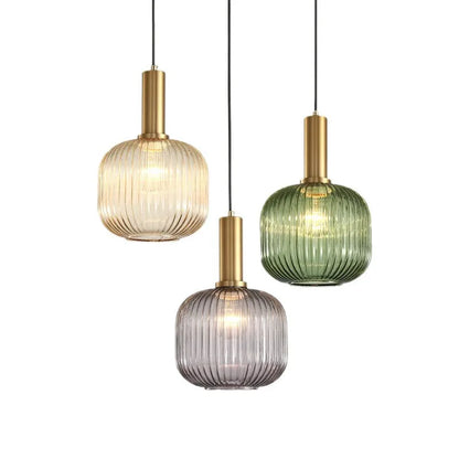 Simple Retro Single Head Ceiling Chandelier Creative  Light