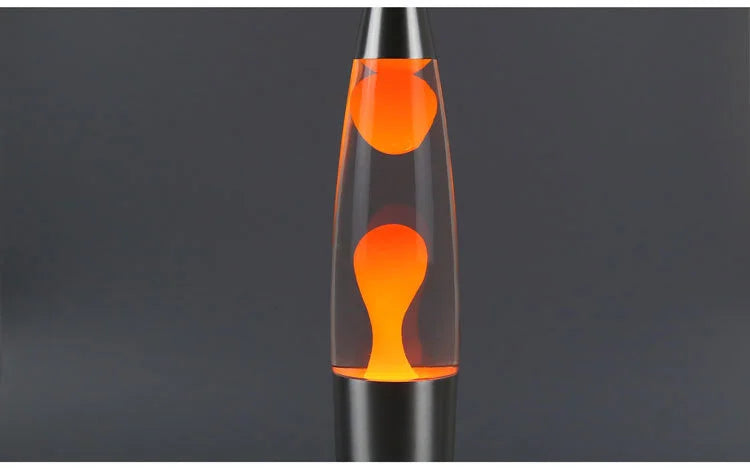 Jellyfish Decorative Lamp Metal Base Volcanic Lava Night Light