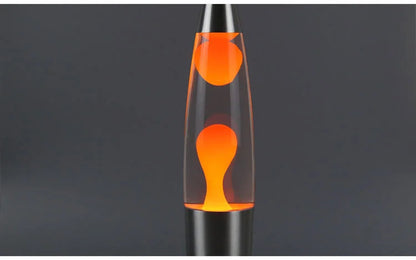 Jellyfish Decorative Lamp Metal Base Volcanic Lava Night Light