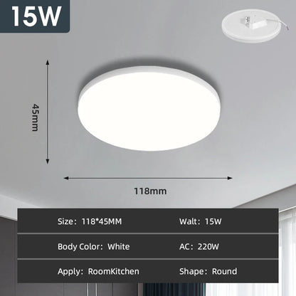 Led Ceiling Light 220v Modern Ceiling Lamp Led Panel