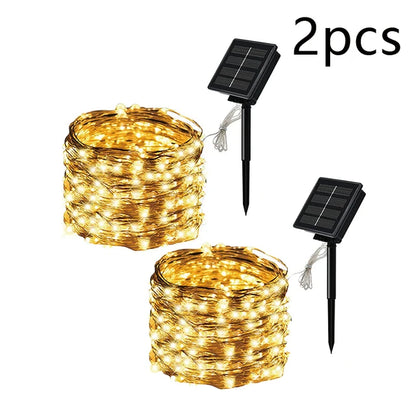 LED Solar Light Outdoor Garden Fairy String Light Led Twinkle