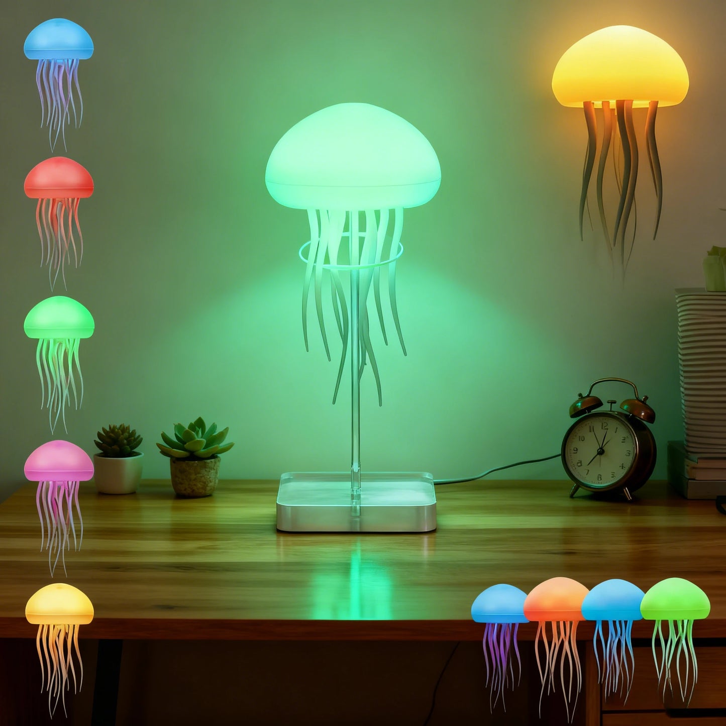 Upgraded Silent Jellyfish Lamp Jelly Fish Light