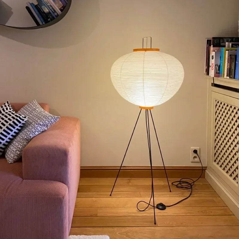 Japanese Noguchi Akari Rice Paper Floor Lamp