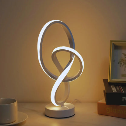 Simple and Creative LED Desk Lamp with USB Three Color Adjustable