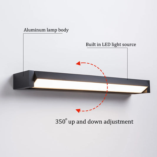 Adjustable Angle LED Lights Outdoor Waterproof Wall Lamp