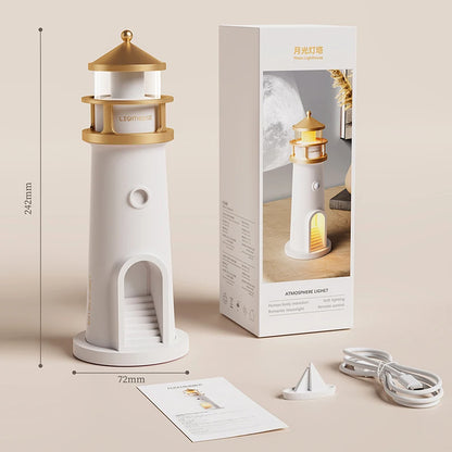 Moon Lamp Projection Lighthouse Lamps Night Light