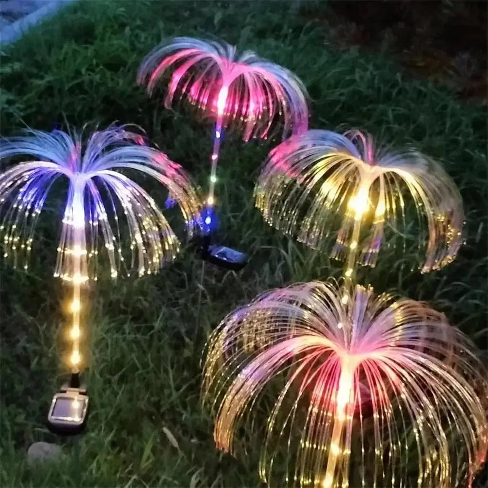 LED Solar Jellyfish Garden Lights Outdoor Waterproof Christmas Ornaments