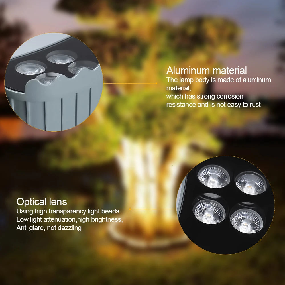LED Tree Hugging Light Night Projection Spotlight Lamp Outdoor