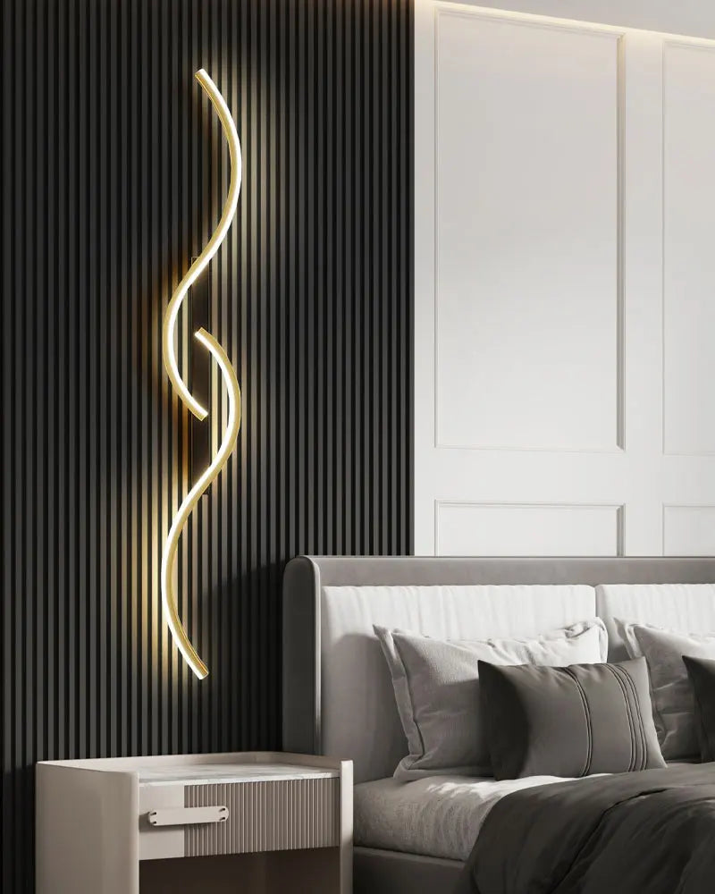 Long Strip LED Wall Lamps for Bedroom Living Room Indoor