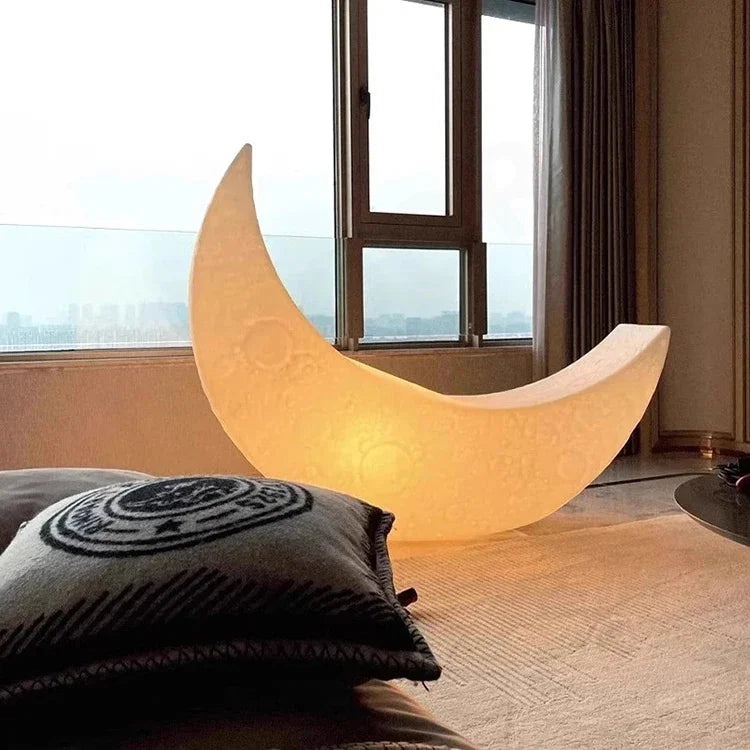 Moon Lamp Floor Lamp Lounge Chair Creative Romantic Design