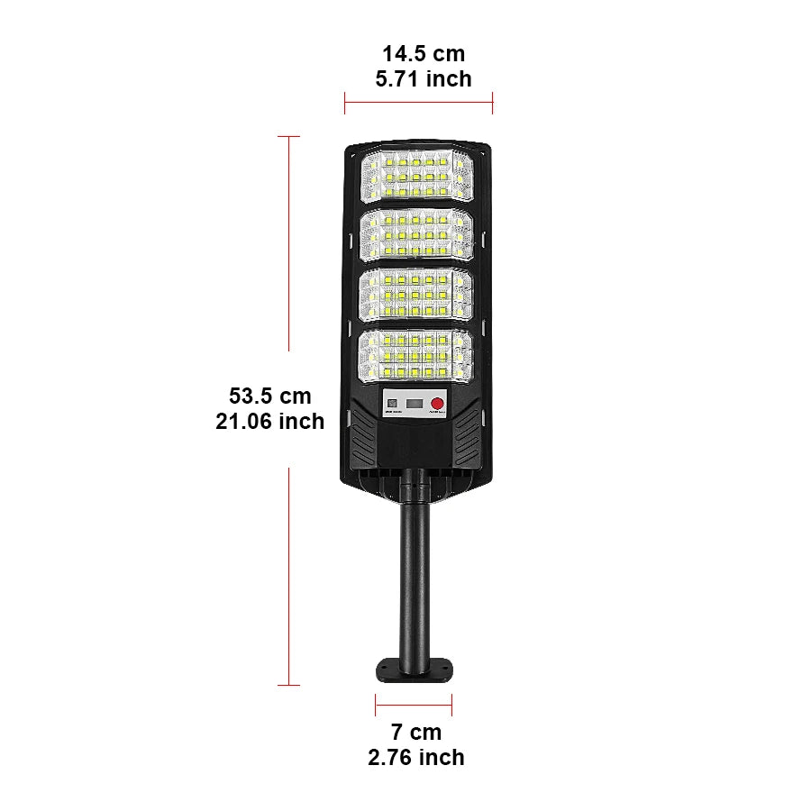Waterproof Street Lamp Floodlight With Motion Sensor Garden Wall Yard Light