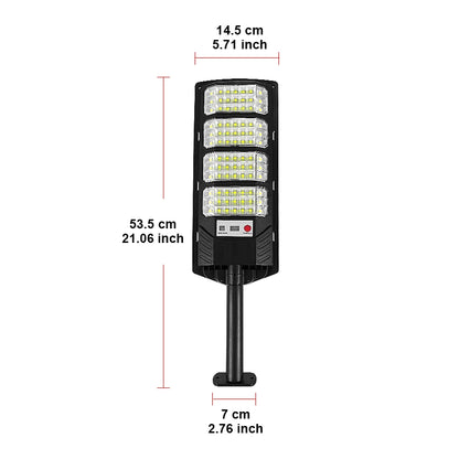 Waterproof Street Lamp Floodlight With Motion Sensor Garden Wall Yard Light