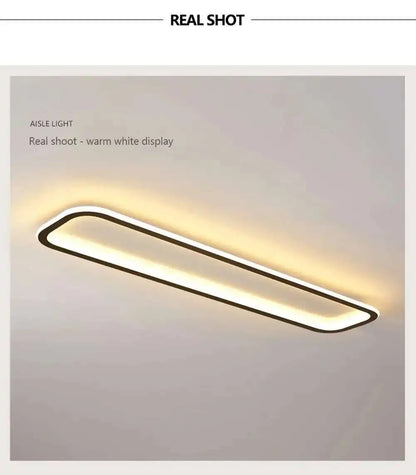 Long Strip LED Ceiling Lights Modern Simple Corridor Aisle