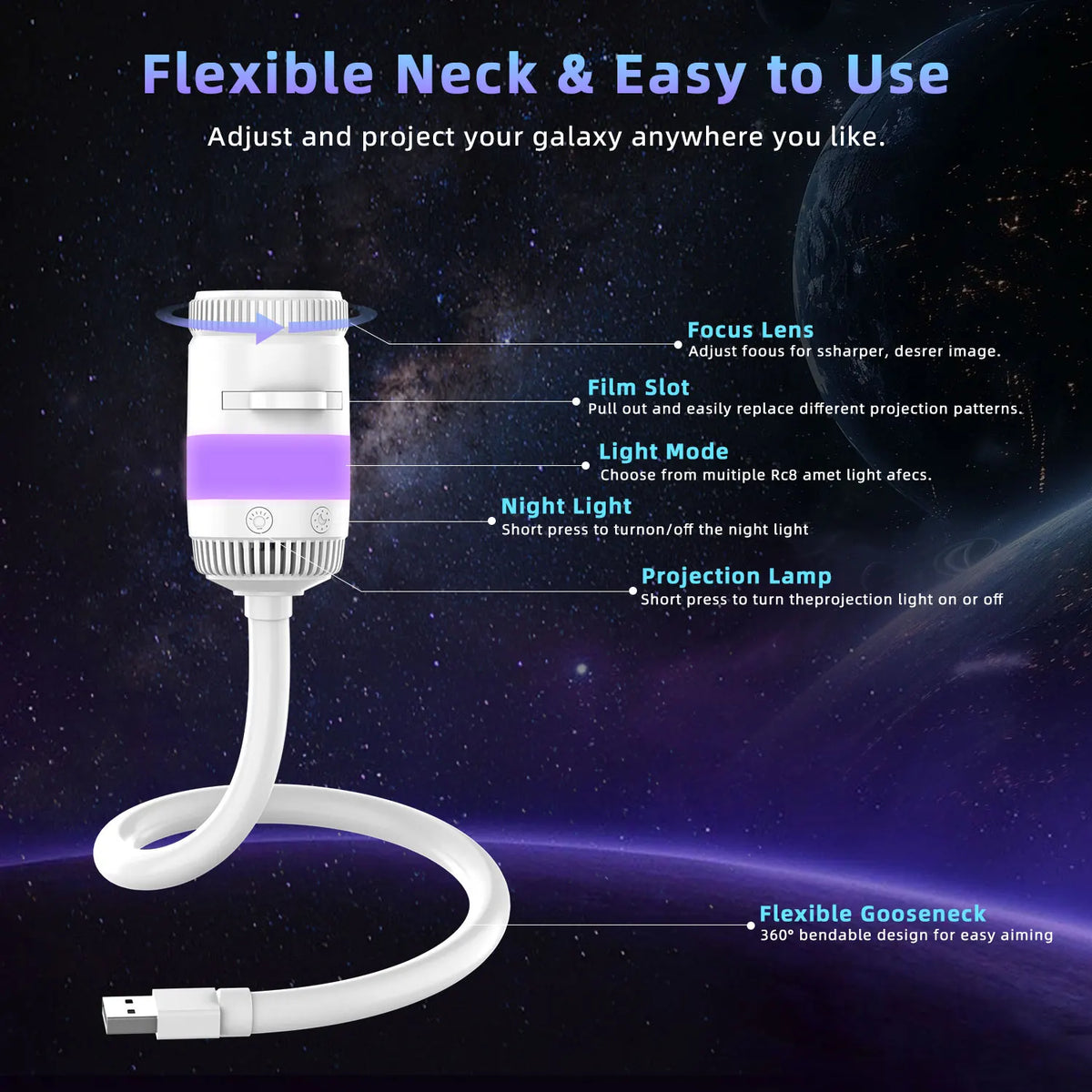 LED Night Light Lamp Home Bedroom Room Decoration Atmosphere