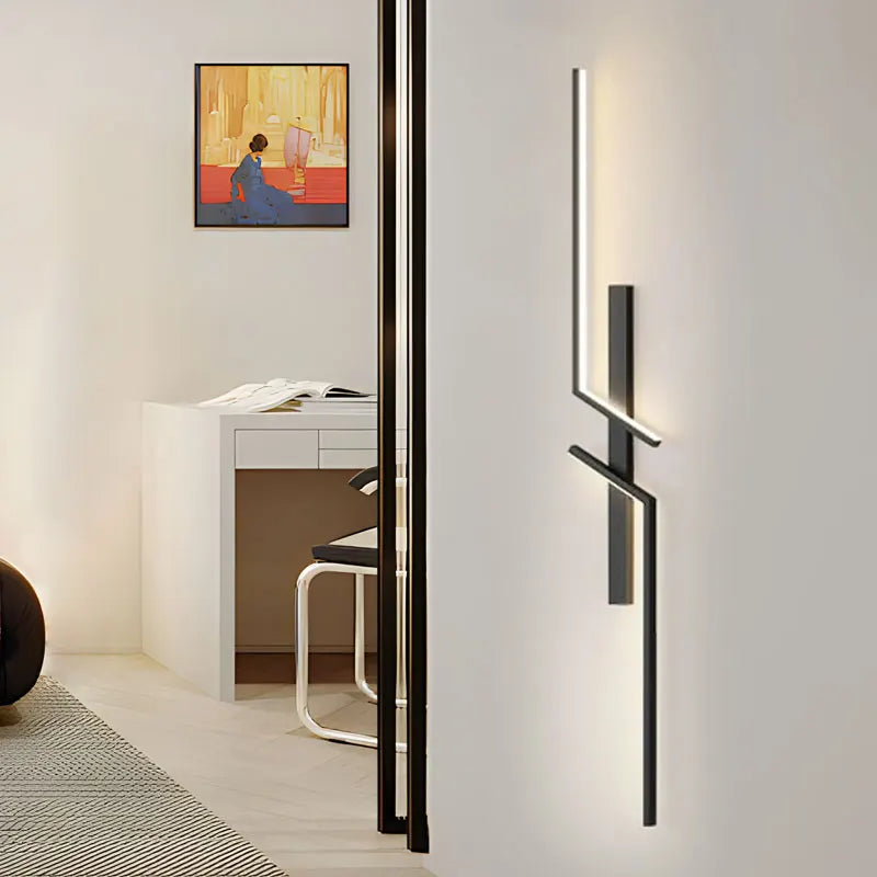 Long Strip LED Wall Lamps for Bedroom Living Room Indoor