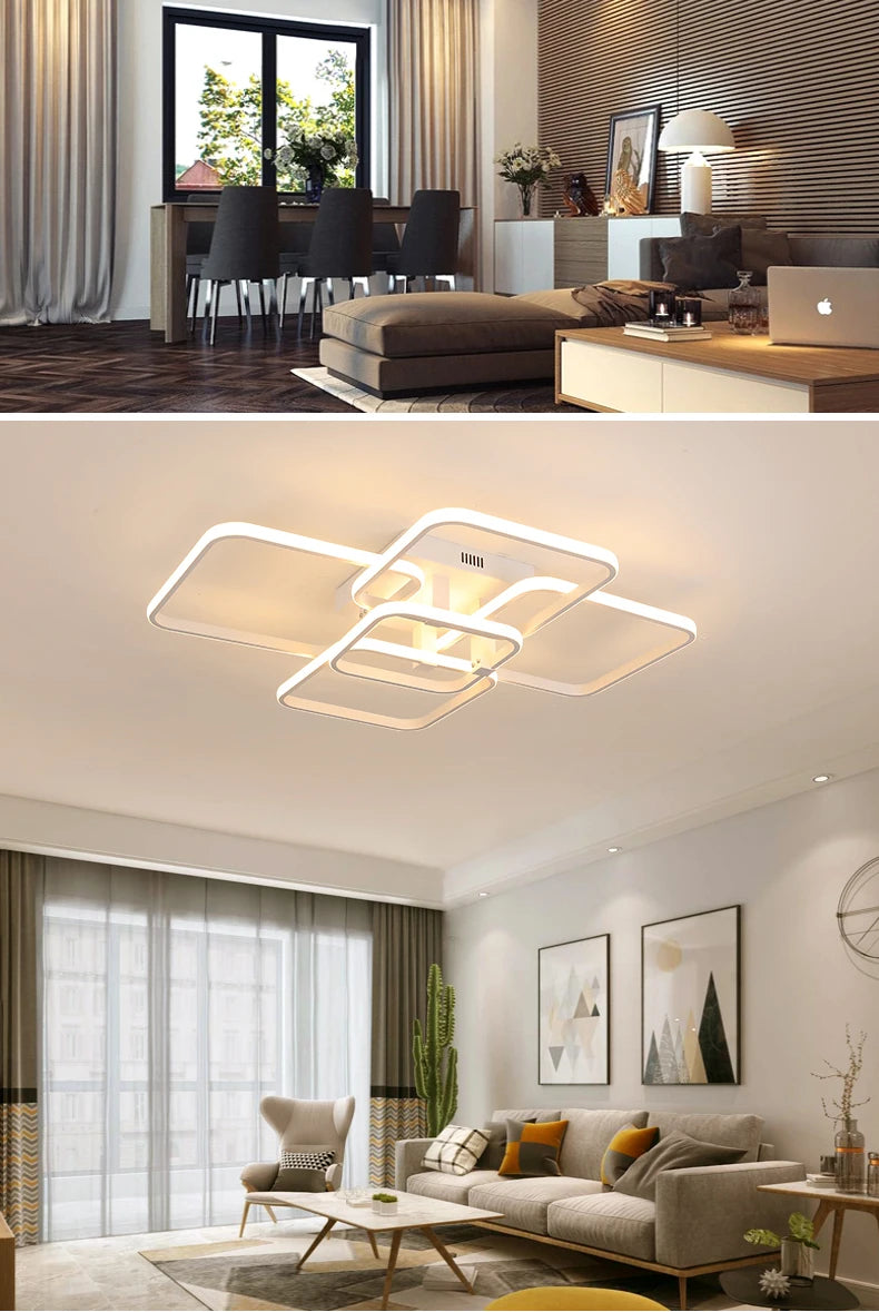 Modern LED Ceiling Chandelier Living Room LED Chandelier Lamp