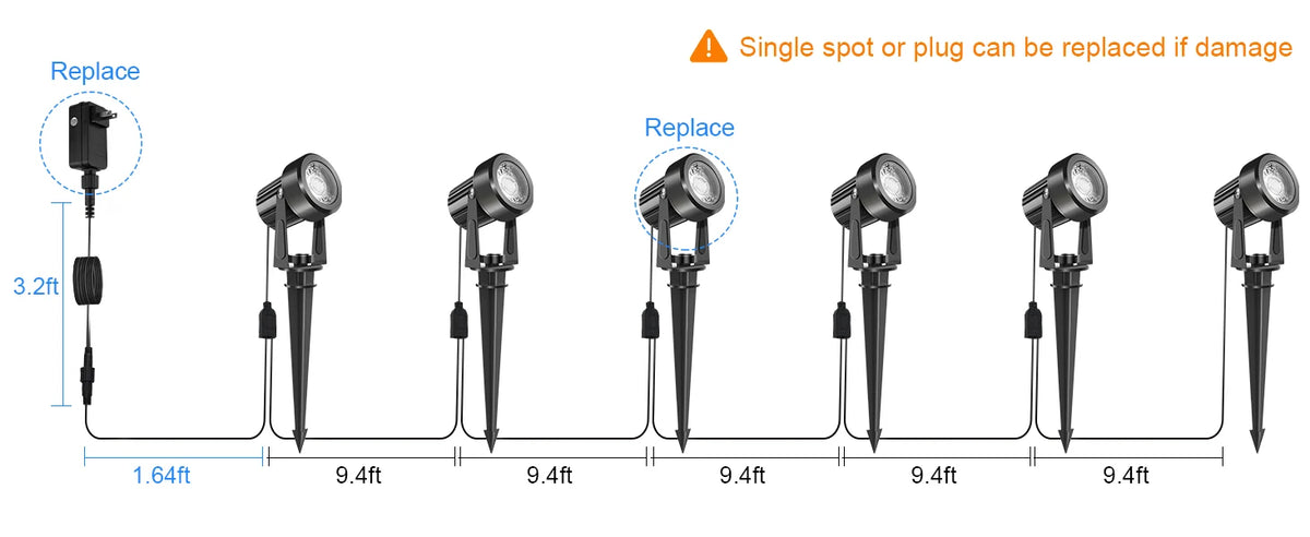 Lights Low Voltage Landscape Lighting 12V/27V Outdoor Lamp