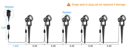 Lights Low Voltage Landscape Lighting 12V/27V Outdoor Lamp