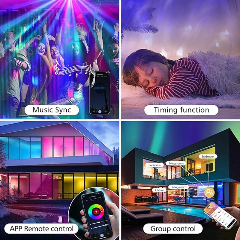 Tuya  Up and Down Wall Light Smart Life APP RGB Outdoor