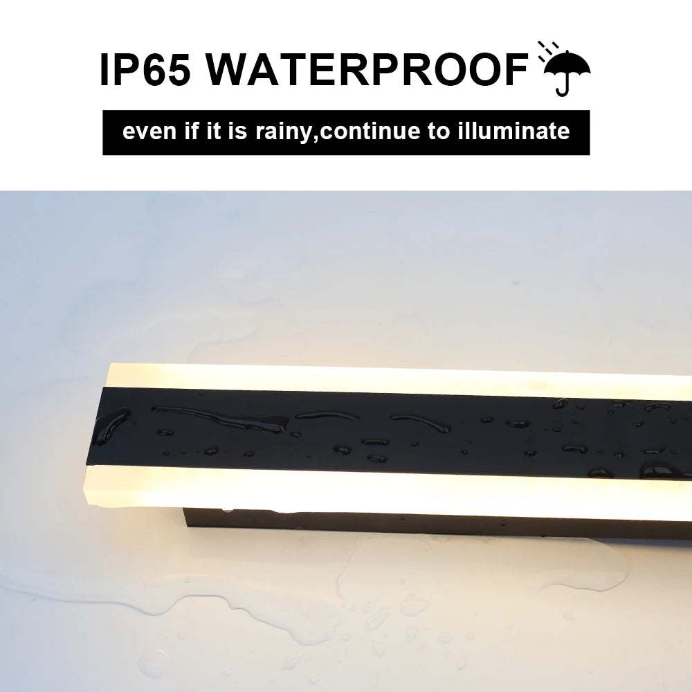 Garden LED Wall Light Remote Dimming Outdoor Lighting