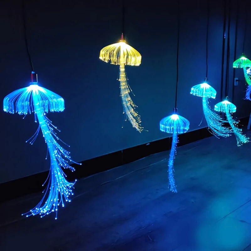 Jellyfish String Chandeliers Outdoor Christmas Garland Party Garden Tree Lights