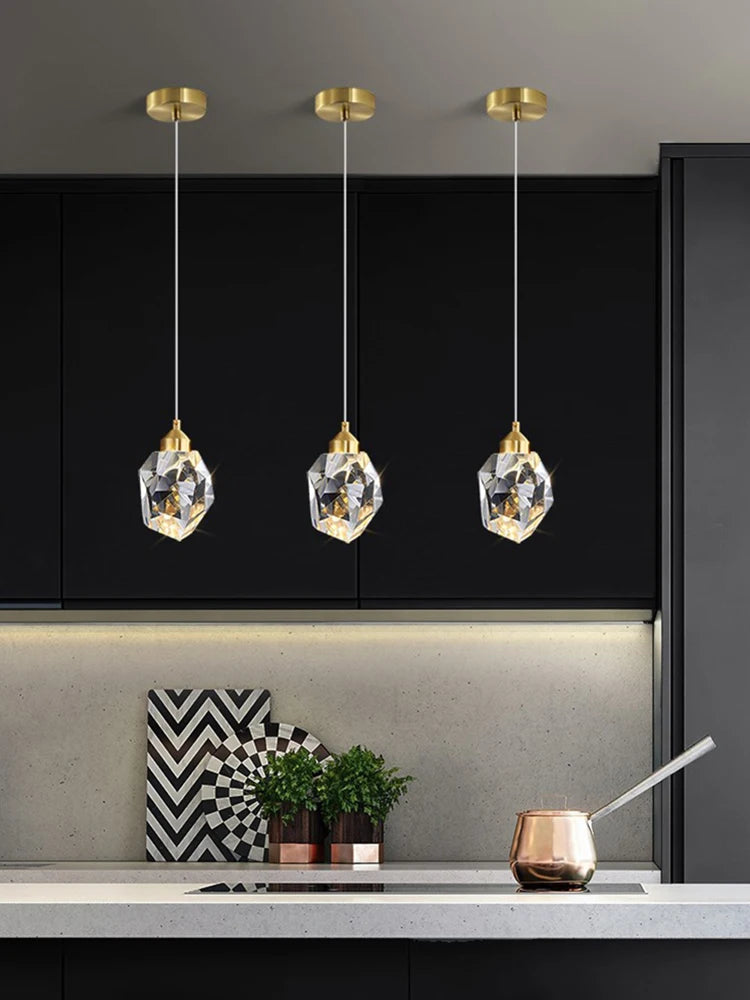 Light Luxury K9 Crystal Small Chandelier Modern And Minimalist