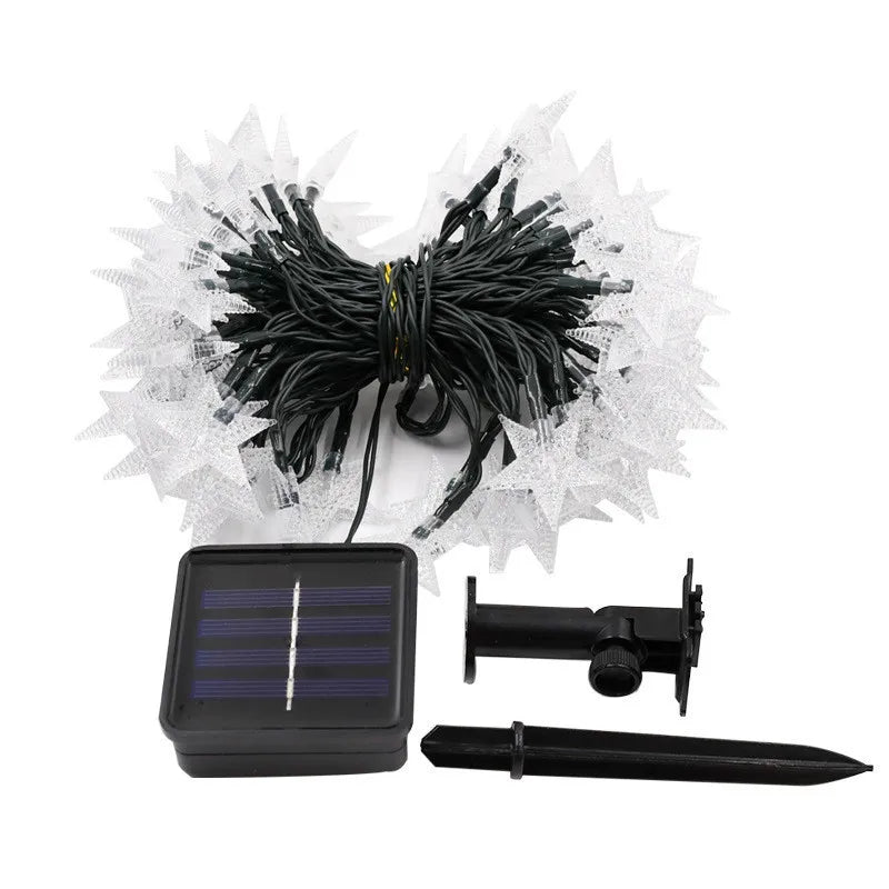 Solar Star String Lights Outdoor Waterproof LED Solar Powered Fairy Lights
