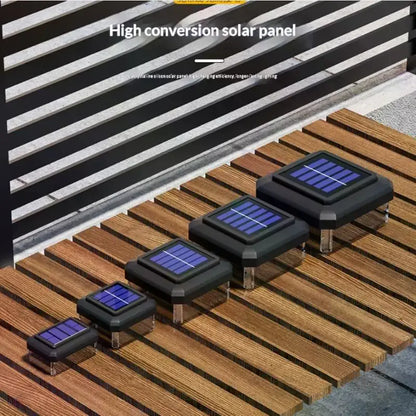 1Pcs IP65 Waterproof Solar Fence Lamp Solar LED Light